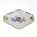 [2119309] 4er Set Aschenbecher mit Halter Golddekor Oro de Ley Blumen gebraucht - gut Bild 7
