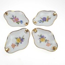 [2119309] 4er Set Aschenbecher mit Halter Golddekor Oro de Ley Blumen gebraucht - gut Bild 8