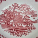 [458169195] Schüssel 23,6 cm Wood´s Burslem Seaforth Rot gebraucht - sehr gut Bild 3