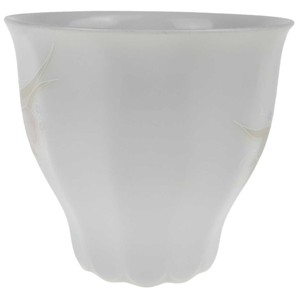 [458169197] Kaffeetasse 0,2 L Eschenbach Toledo rosa graue Blüten gebraucht - gut Bild 2