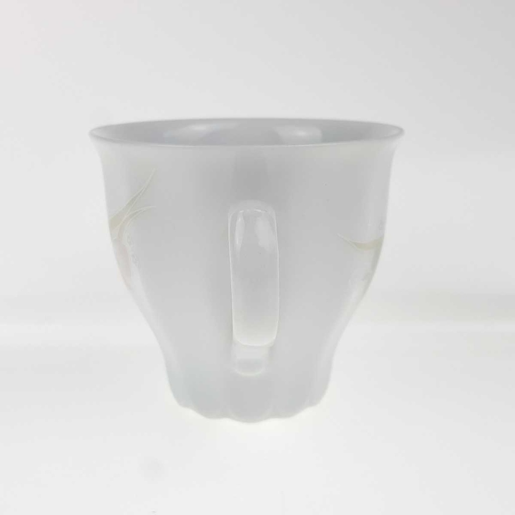 [458169197] Kaffeetasse 0,2 L Eschenbach Toledo rosa graue Blüten gebraucht - gut Bild 4