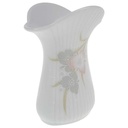 [458169199] Vase klein 11,2 cm Eschenbach Toledo rosa graue Blüten gebraucht - sehr gut Bild 2