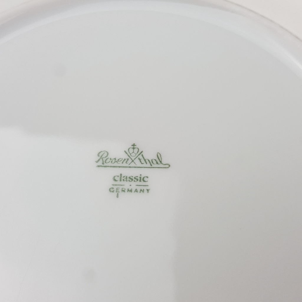 [458169210] Speiseteller Essteller 24,6 cm Rosenthal Classic Maria Weiß II. Wahl Bild 4
