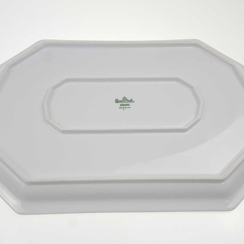 [458169211] Speiseplatte 34,5x23 cm Rosenthal Classic Maria Weiß gebraucht - gut Bild 5