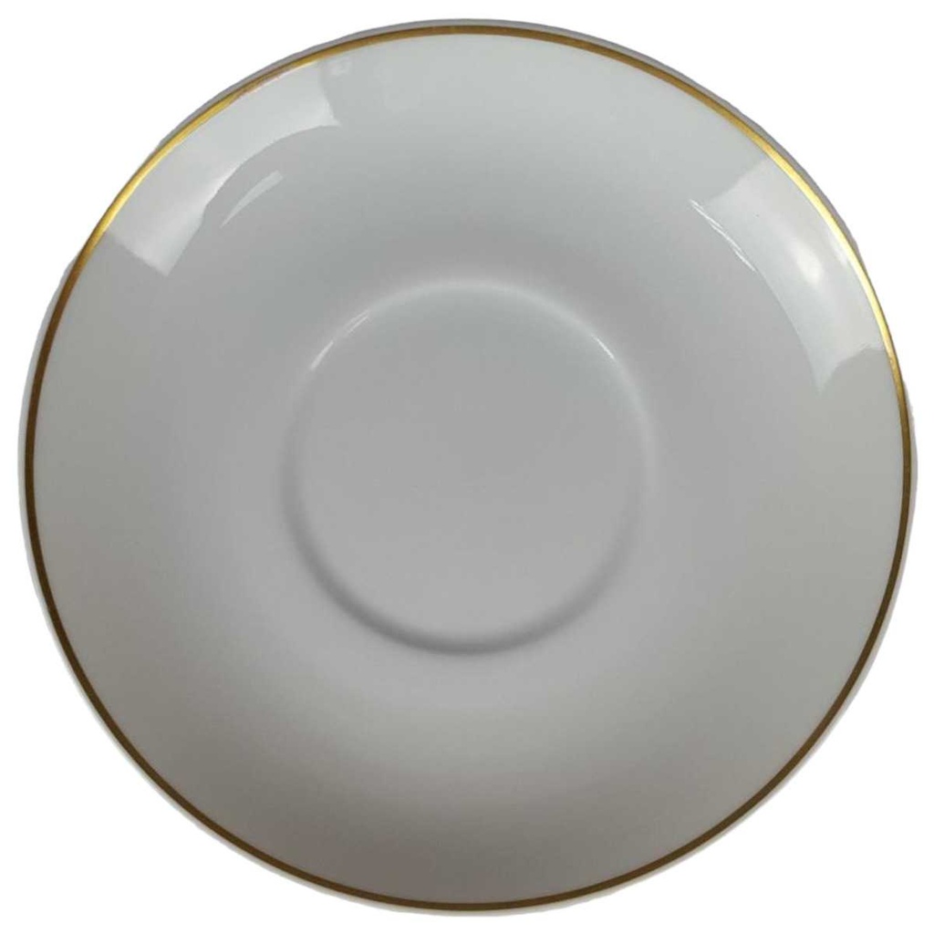 [458169218] Untertasse für Mokka Goldrand 12,5 cm Bauscher Schildkröten Motiv Goldmotiv gebraucht - neuwertig Bild 2