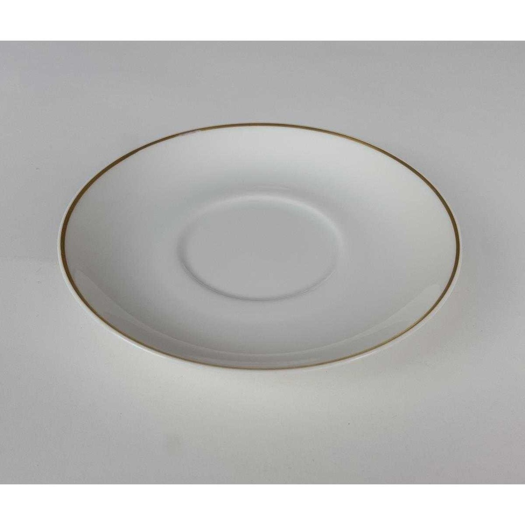 [458169218] Untertasse für Mokka Goldrand 12,5 cm Bauscher Schildkröten Motiv Goldmotiv gebraucht - neuwertig Bild 3