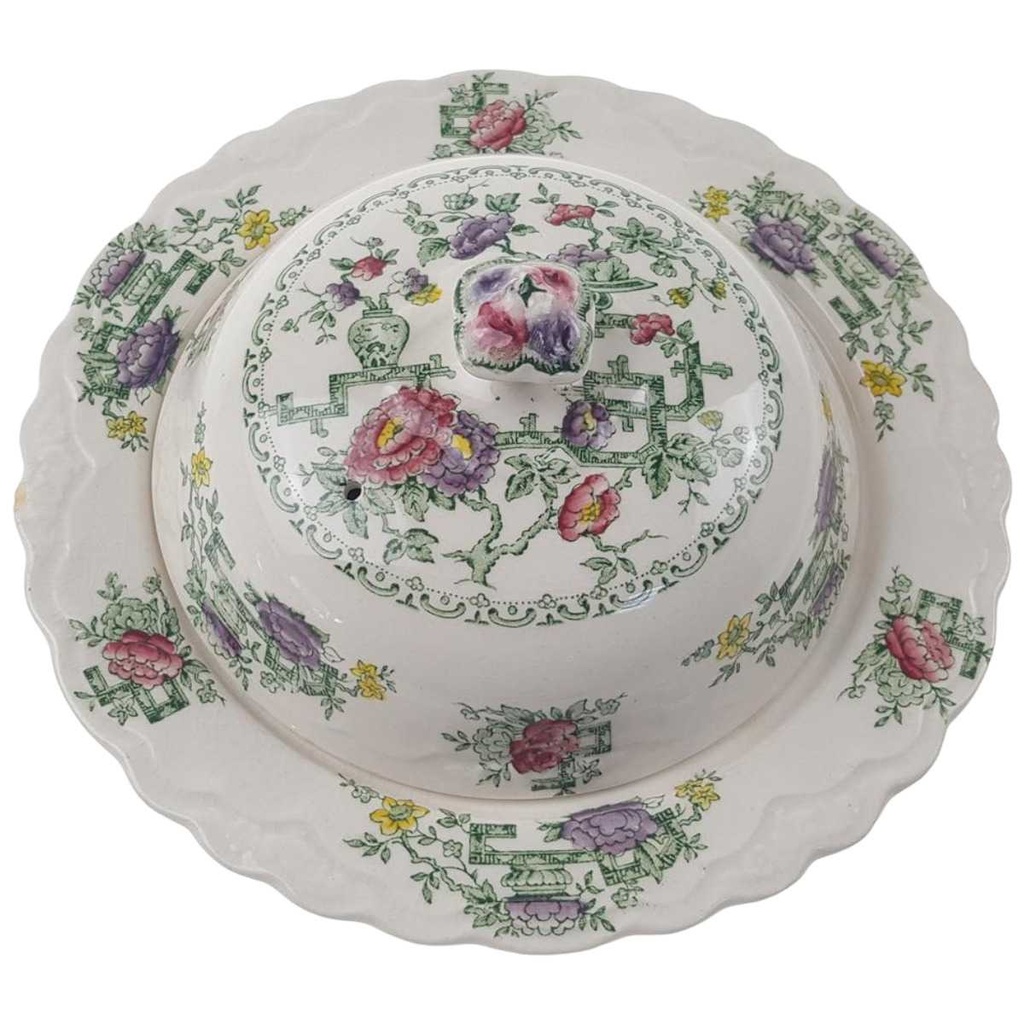 [458169226] Butterdose Crown Ducal Chinese Garden gebraucht - akzeptabel Bild 2