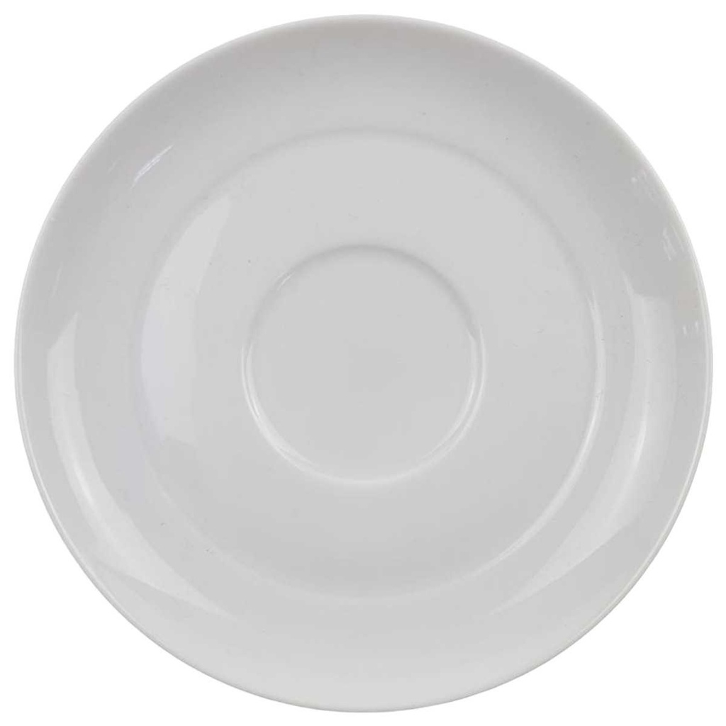 [458169243] Untertasse für Kaffee 14 cm Thomas Porzellan Lanzette Weiß gebraucht - sehr gut Bild 2