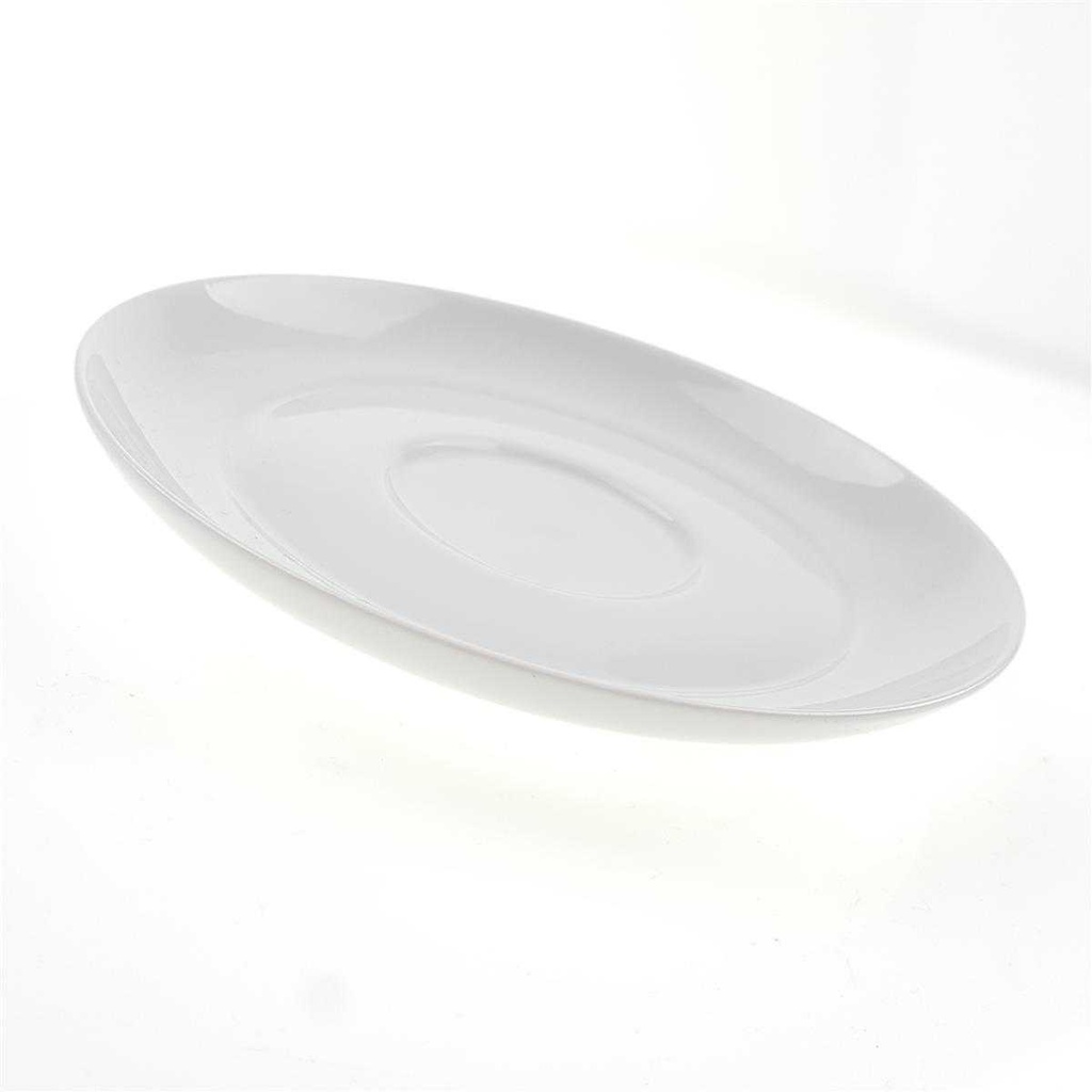 [458169243] Untertasse für Kaffee 14 cm Thomas Porzellan Lanzette Weiß gebraucht - sehr gut Bild 3