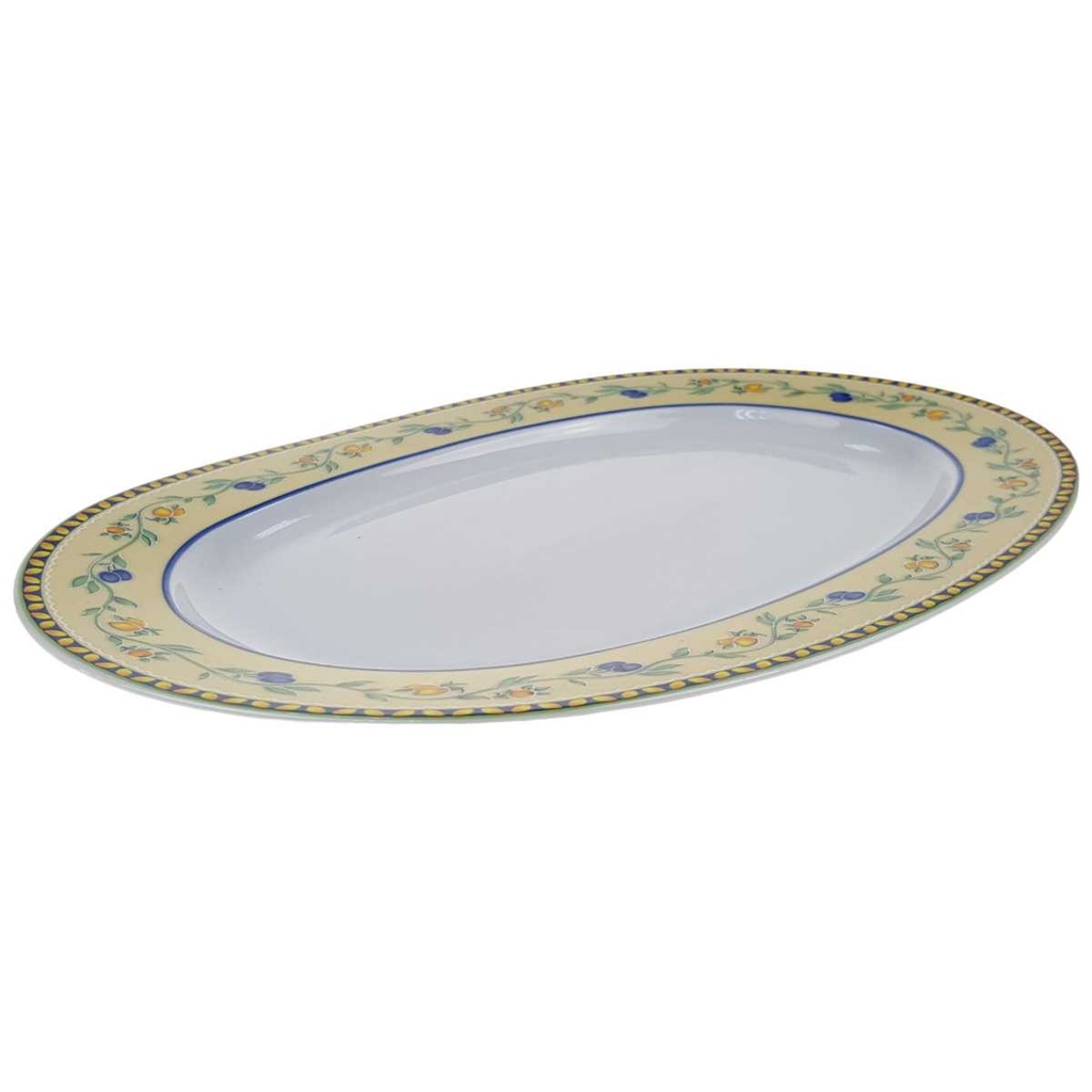 [458169248] Servierplatte 31,8x22 cm Tirschenreuth Lemon Olive 2000 Edition gebraucht - gut Bild 2