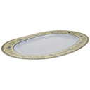 [458169248] Servierplatte 31,8x22 cm Tirschenreuth Lemon Olive 2000 Edition gebraucht - gut Bild 2