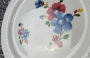 [45816927] Kuchenteller Dessertteller Frühstücksteller 19,8 cm Zeh Scherzer Blumendekore Retro Bunte Blumen Perlrand gebraucht - gut Bild 4