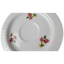 [45816928] Untertasse für Tee/Kaffee 14,2 cm Zeh Scherzer Blumendekore Retro Bunte Blumen Perlrand gebraucht - gut Bild 2