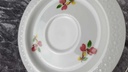 [45816928] Untertasse für Tee/Kaffee 14,2 cm Zeh Scherzer Blumendekore Retro Bunte Blumen Perlrand gebraucht - gut Bild 3