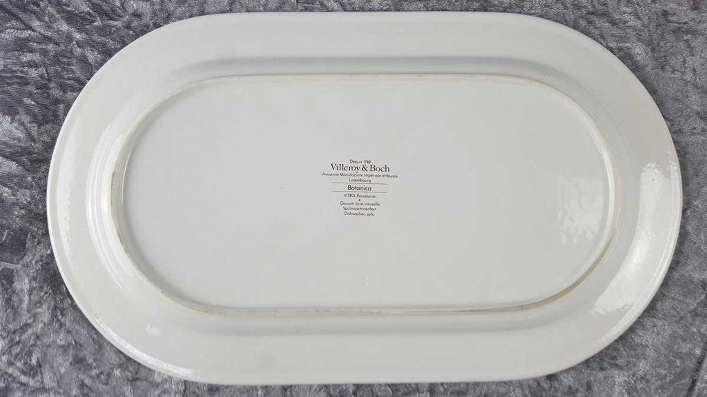 [45816937] Fleischplatte 39,3x23 cm Villeroy & Boch Botanica gebraucht - gut Bild 5