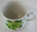 [4581695] Kaffeetasse Tasse Mitterteich Form 100 grüne Blume gebraucht - sehr gut Bild 2