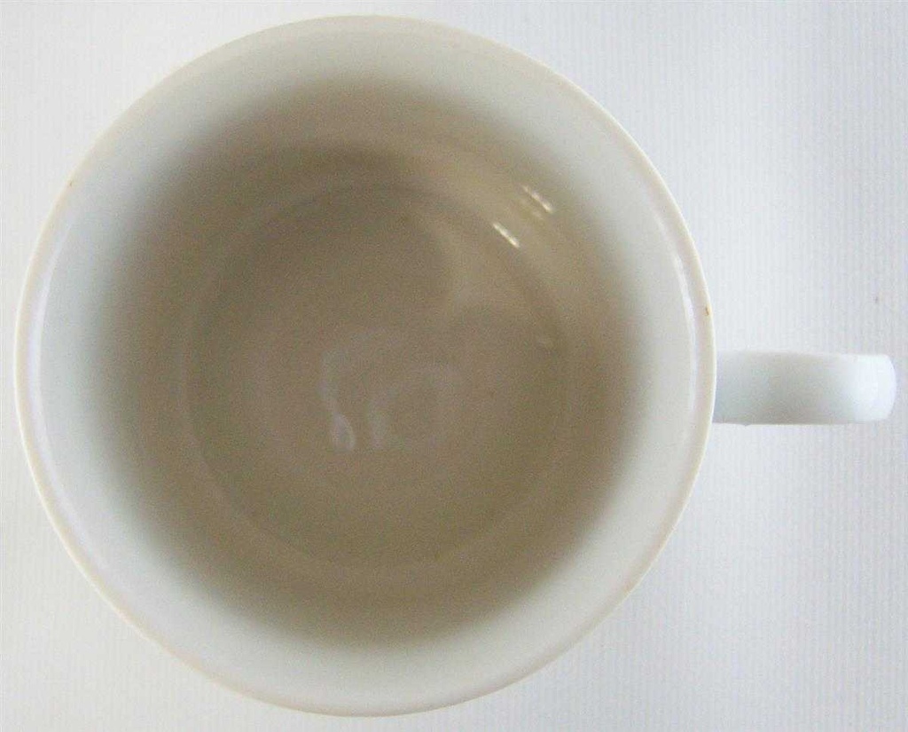 [4581695] Kaffeetasse Tasse Mitterteich Form 100 grüne Blume gebraucht - sehr gut Bild 3