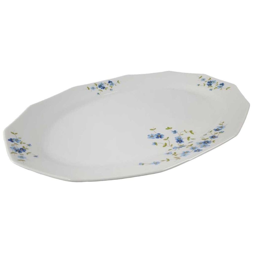 [45816951] Fleischplatte 36x25,5 cm Winterling Schwarzenbach Vergissmeinnicht gebraucht - gut Bild 2