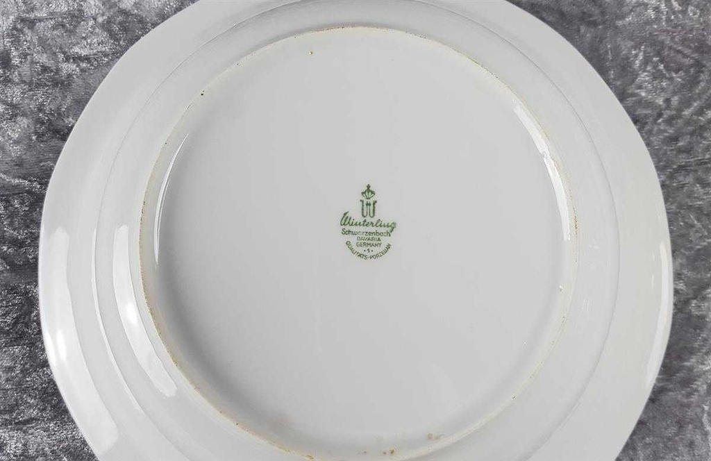 [45816956] Schüssel Servierschüssel Salatschüssel groß 25,7 cm Winterling Schwarzenbach Vergissmeinnicht gebraucht - gut Bild 4