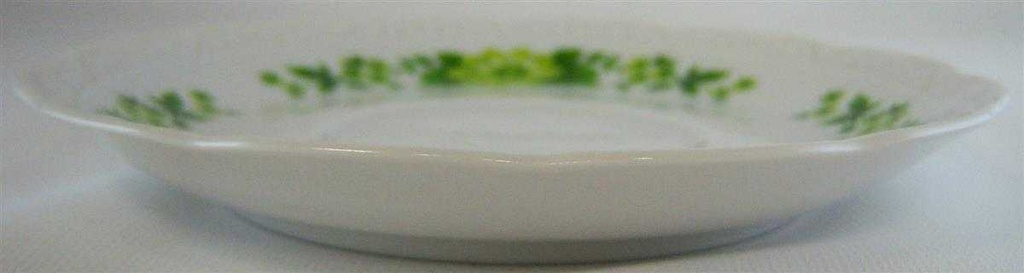 [4581696] Untertasse für Kaffee 14,7 cm Mitterteich Form 100 grüne Blume gebraucht - sehr gut Bild 2