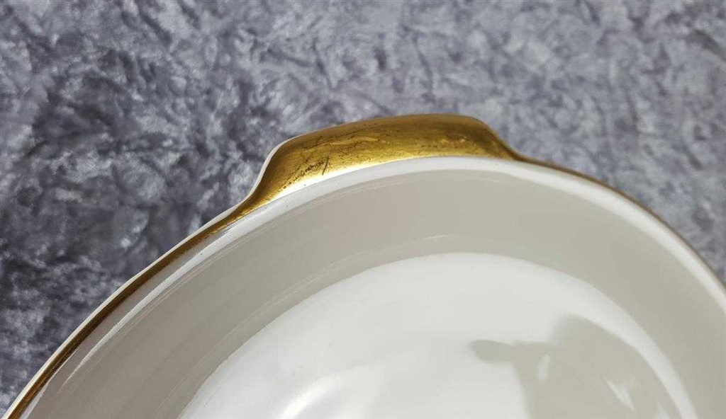 [45816960] Kuchenplatte Goldrand KPM Krister 0202 Elfenbein Beige gebraucht - sehr gut Bild 4