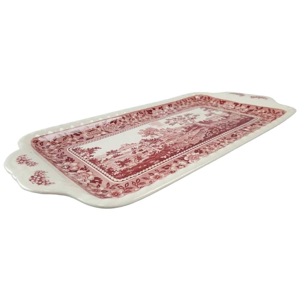 [45816978] Königskuchenplatte Villeroy & Boch Rusticana Rot gebraucht - sehr gut Bild 2