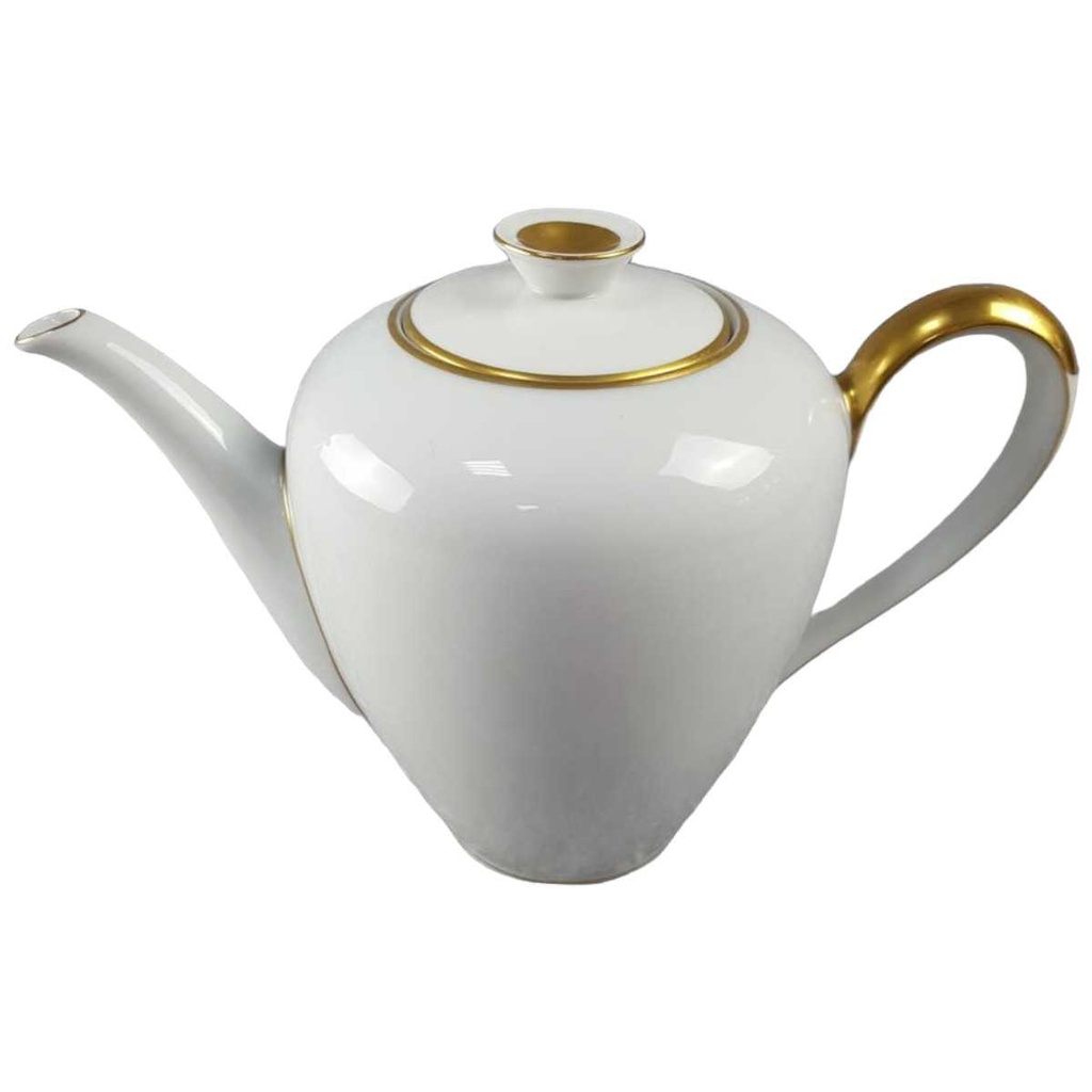 [45816980] Kaffeekanne Goldrand 1,7 L KPM Krister 0201 Weiß gebraucht - gut Bild 2