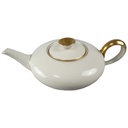 [45816981] Teekanne Goldrand 1,05 L KPM Krister 0202 Elfenbein Beige gebraucht - sehr gut Bild 2