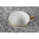 [45816991] Teetasse mit Untertasse Tasse Goldrand KPM Krister 0201 Weiß Bild 4