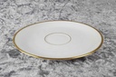 [45816991] Teetasse mit Untertasse Tasse Goldrand KPM Krister 0201 Weiß Bild 6