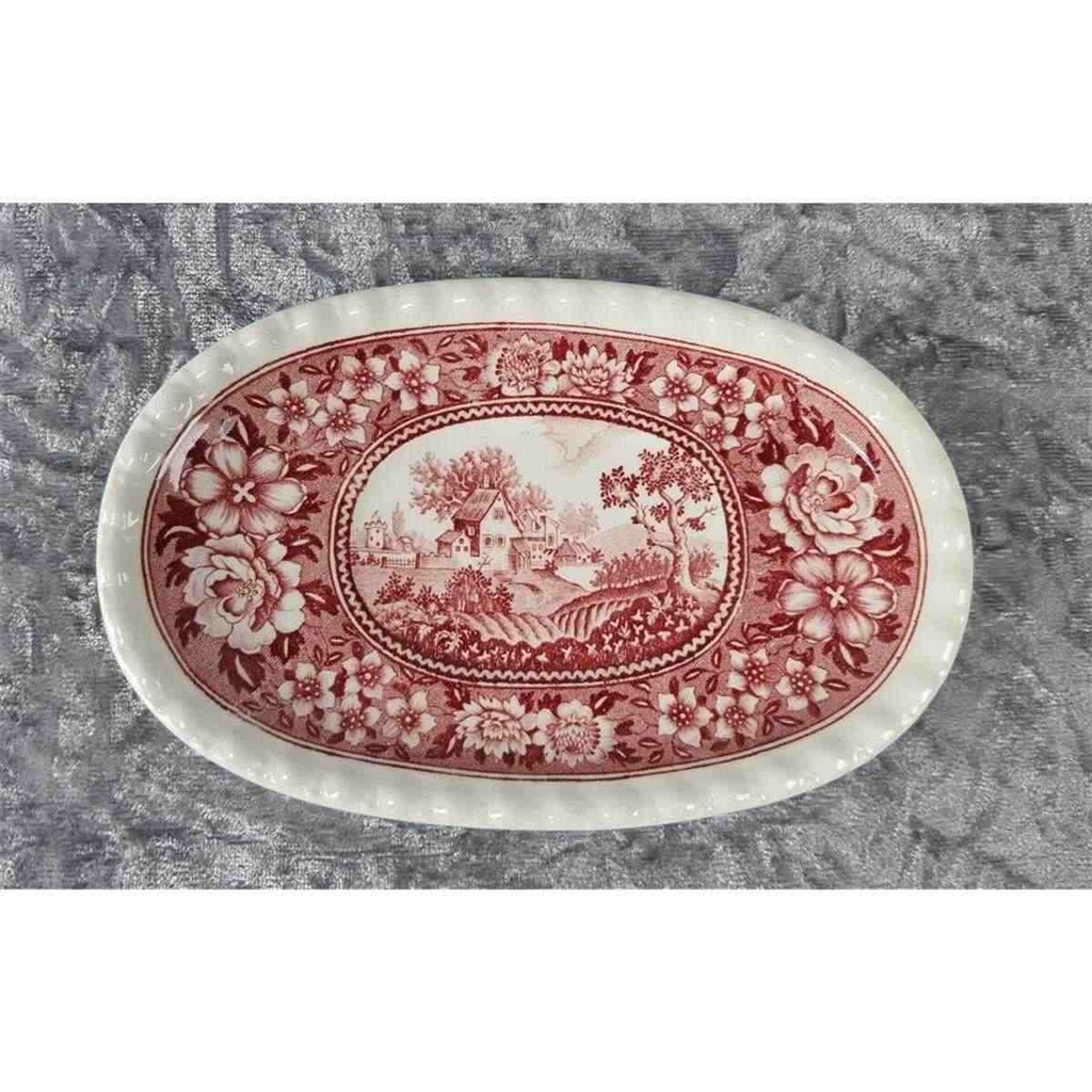 [45816992] Buttersauciere mit Teller Villeroy & Boch Rusticana Rot gebraucht - sehr gut Bild 3