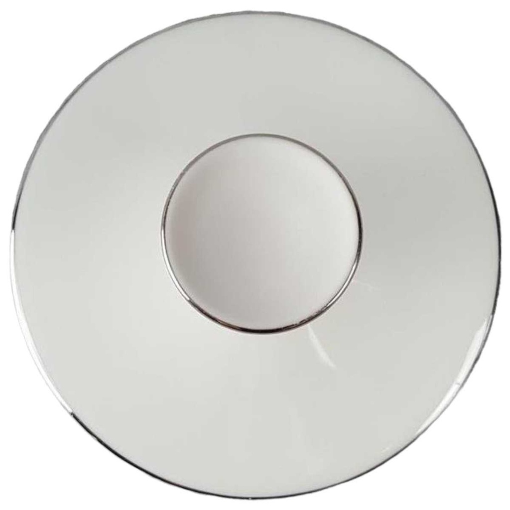 [45816993] Ersatzdeckel für Zuckerdose Thomas Porzellan Lanzette Platinrand gebraucht - sehr gut Bild 2
