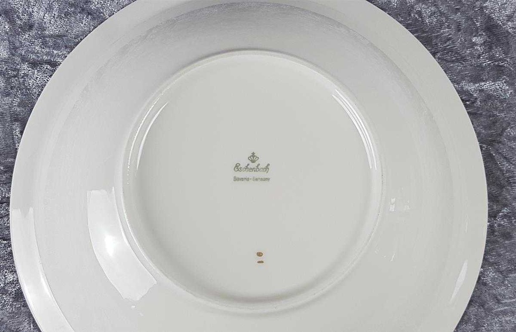 [45816994] Schüssel Servierschüssel Goldrand 22,5 cm Eschenbach Elfenbein 2 mm Beige gebraucht - sehr gut Bild 5