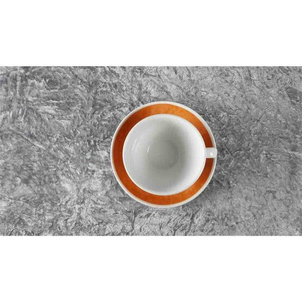 [2119313] 2er Set Untertasse Kaffeetasse mit Tasse OVP 9,4 cm Retsch Wunsiedel Orange Bavaria gebraucht - neuwertig Bild 3