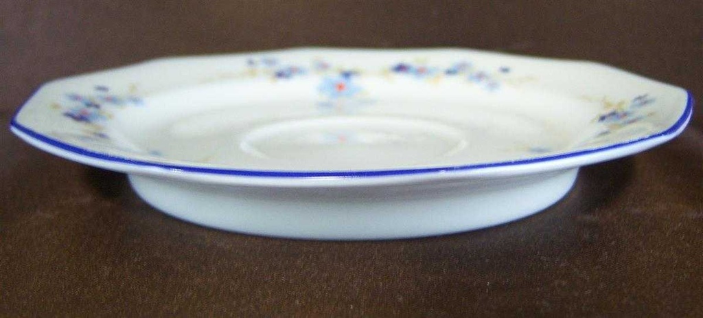 [4581700] Untertasse für Kaffee 13,5 cm Winterling Marktleuthen Blumendekor Blau Blumen gebraucht - gut Bild 3