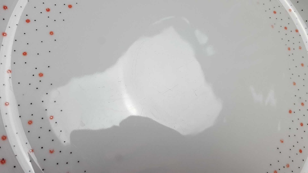 [45817008] Servierplatte Speiseplatte Fleischplatte Schönwald Alt Rote Sterne gebraucht - akzeptabel Bild 4