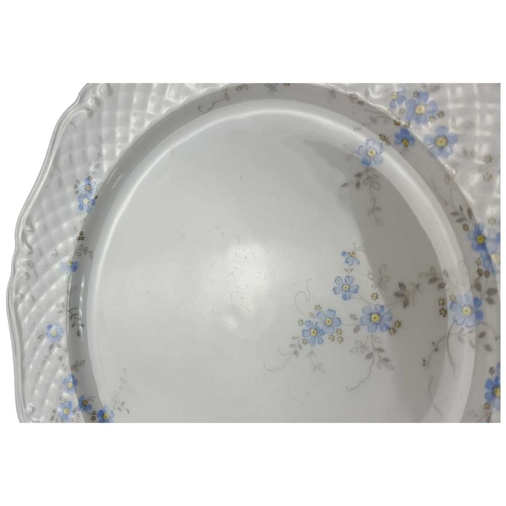 [45817009] Speiseteller Essteller 25,2 cm Eschenbach La Reine Form 800 Vergissmeinnicht gebraucht - gut Bild 2
