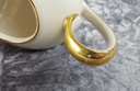 [45817012] Milchkännchen Goldrand 0,35 L KPM Krister 0202 Elfenbein Beige gebraucht - gut Bild 4