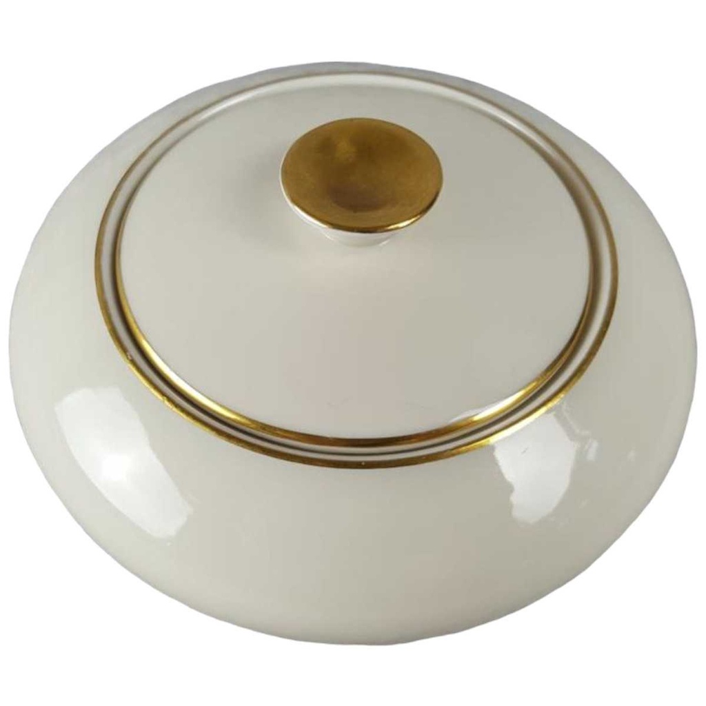 [45817014] Zuckerdose Goldrand KPM Krister 0202 Elfenbein Beige gebraucht - sehr gut Bild 2