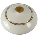 [45817014] Zuckerdose Goldrand KPM Krister 0202 Elfenbein Beige gebraucht - sehr gut Bild 2