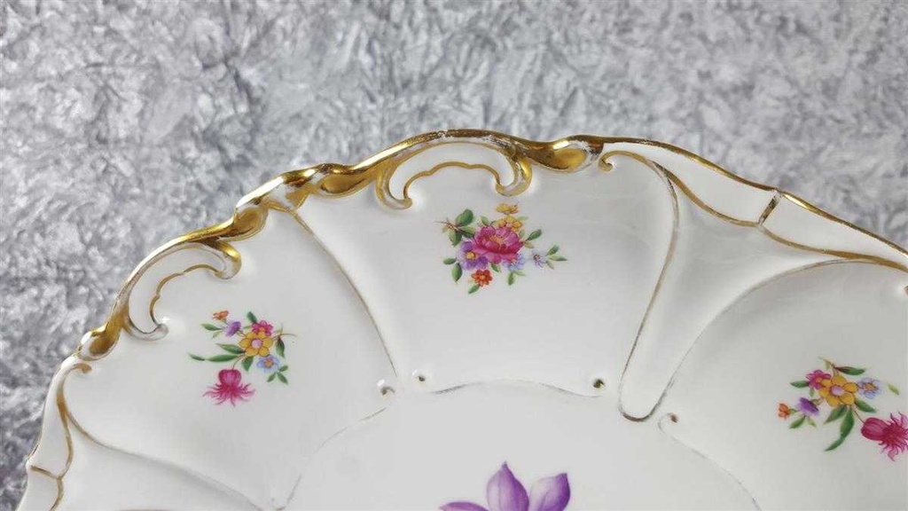 [45817015] Schale Prunkschale Golddekor 30 cm Graf von Henneberg gebraucht - gut Bild 3