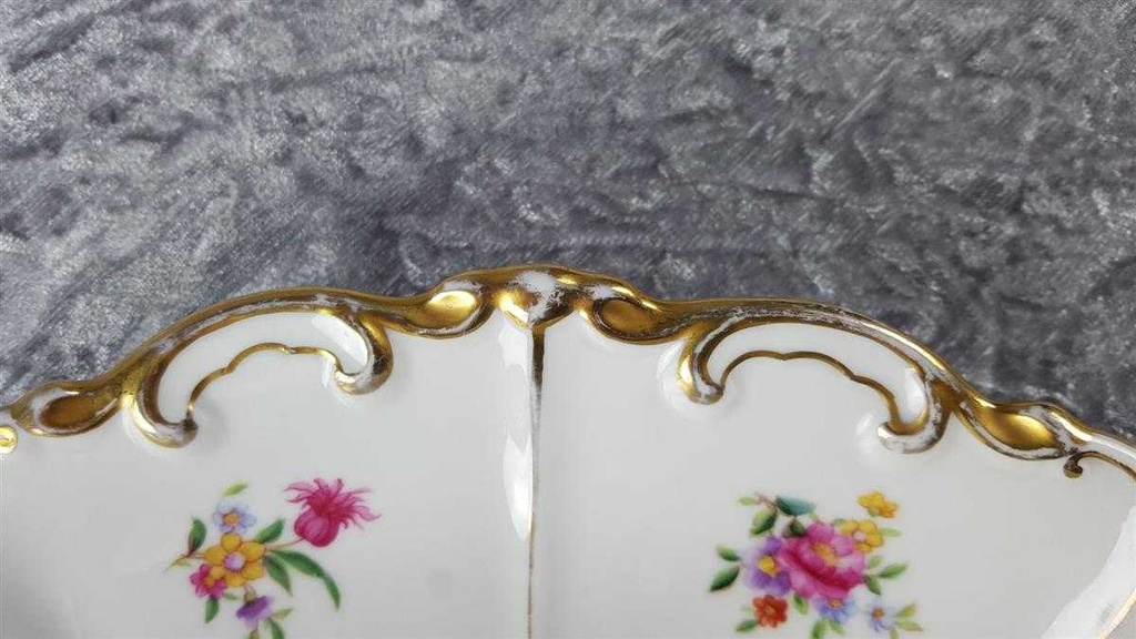 [45817015] Schale Prunkschale Golddekor 30 cm Graf von Henneberg gebraucht - gut Bild 4