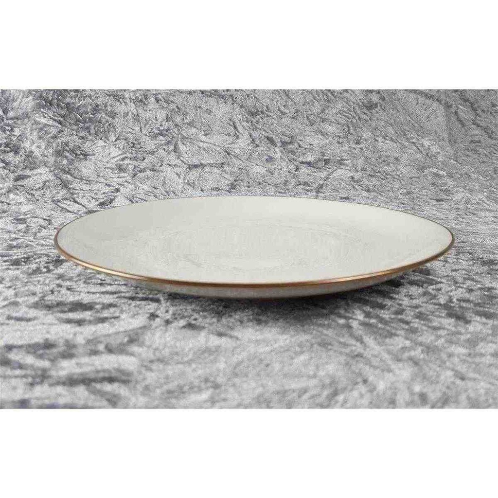 [45817021] Speiseteller Essteller Goldrand 24 cm Eschenbach Elfenbein 2 mm Beige gebraucht - sehr gut Bild 3