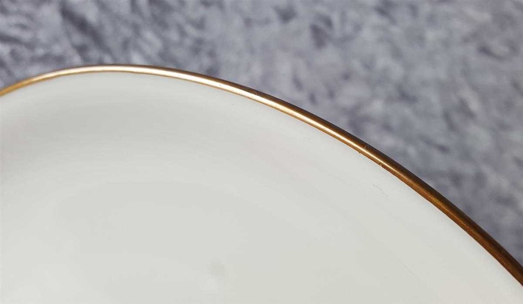 [45817021] Speiseteller Essteller Goldrand 24 cm Eschenbach Elfenbein 2 mm Beige gebraucht - sehr gut Bild 4