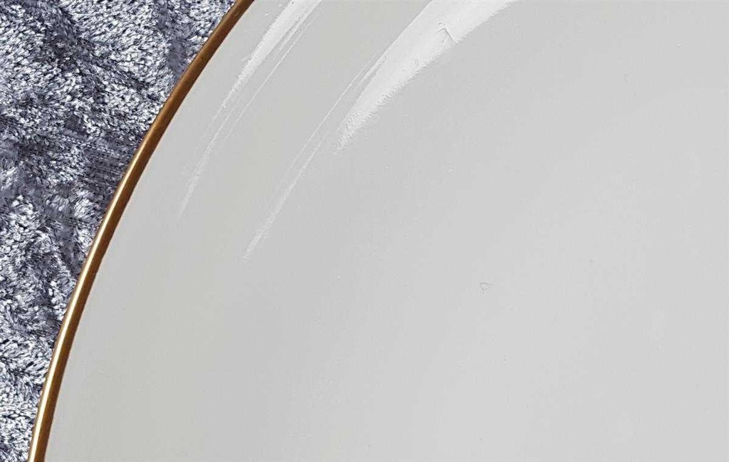 [45817021] Speiseteller Essteller Goldrand 24 cm Eschenbach Elfenbein 2 mm Beige gebraucht - sehr gut Bild 5