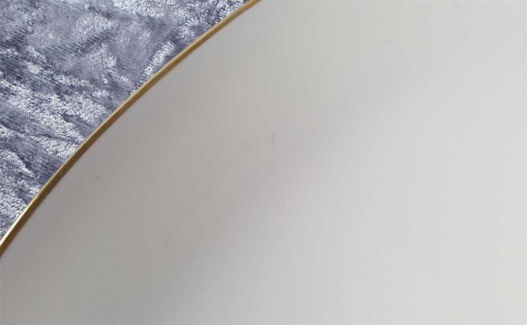 [45817024] Servierplatte Speiseplatte Fleischplatte Steakplatte Goldrand 27,5x19,7 cm KPM Krister 0217 Elfenbein Beige gebraucht - gut Bild 2