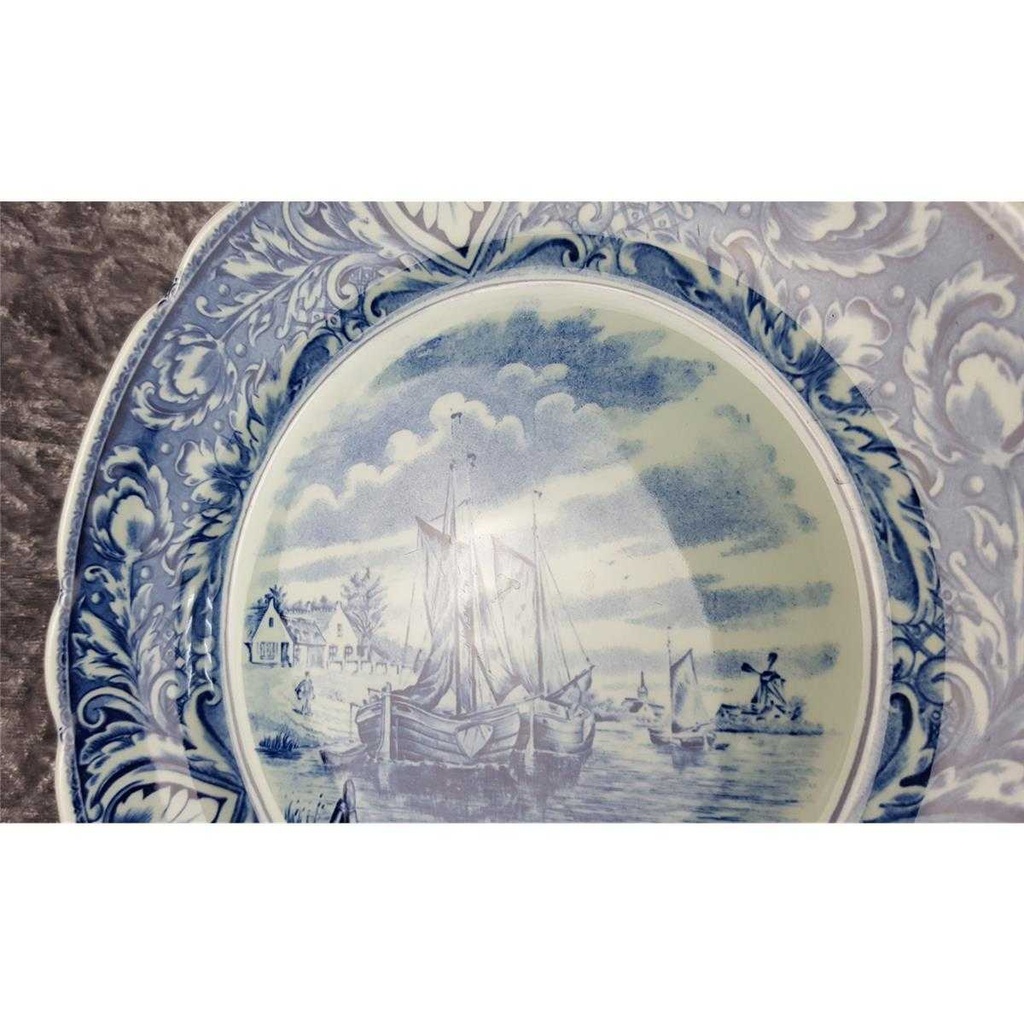 [45817030] Wandteller Sammelteller Royal Sphinx Maastricht Delfts Schiffe Hafen gebraucht - sehr gut Bild 3