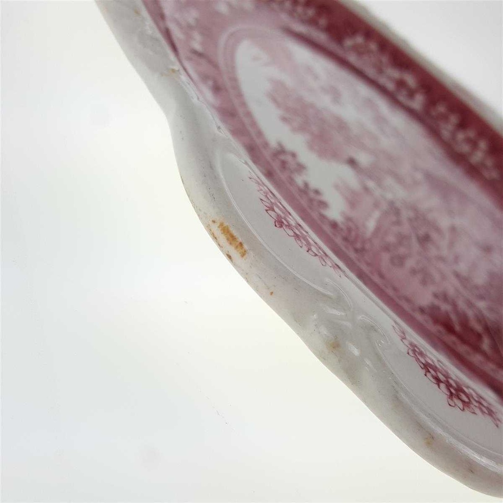 [45817053] Kuchenplatte mit Henkeln Tortenplatte Villeroy & Boch Rusticana Rot gebraucht - akzeptabel Bild 3