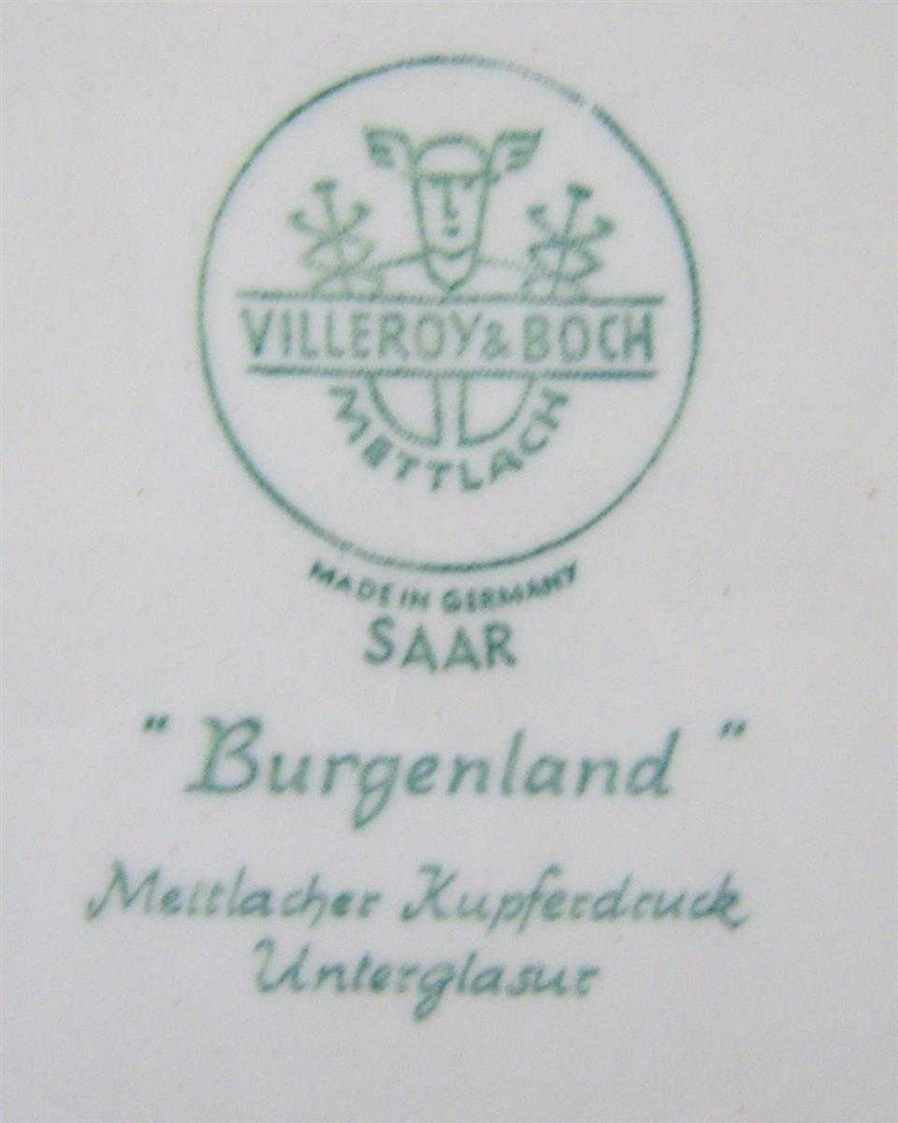 [4581706] Suppenteller 23 cm Villeroy & Boch Burgenland Rot gebraucht - gut Bild 2