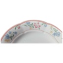 [45817072] Kuchenteller Dessertteller 19,7 cm Mitterteich Form 2250 rosa Rand Dekor Stefanie gebraucht - gut Bild 2